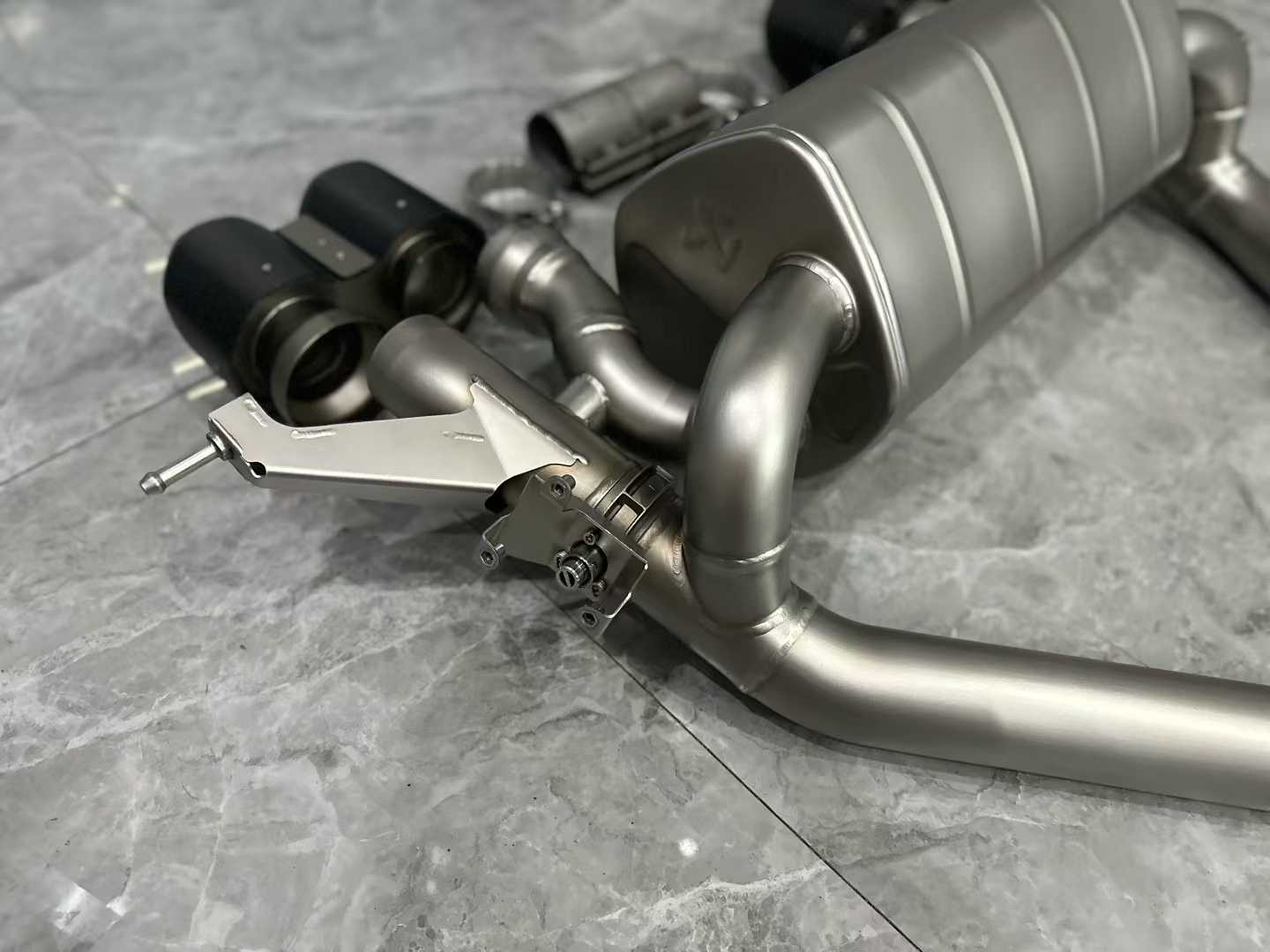 BMW M3 (G80) Akrapovič Titanium Evolution Line Exhaust w/ Carbon Fiber Tips - Pre-owned