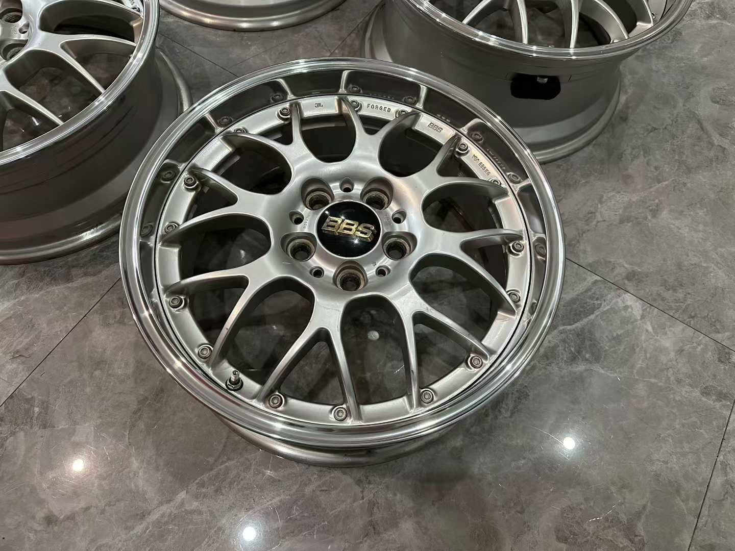 🇯🇵 BBS RS-GT 2-Piece Die-Forged Wheels - 17" DB - Lightweight JDM Legend - Pre-owned