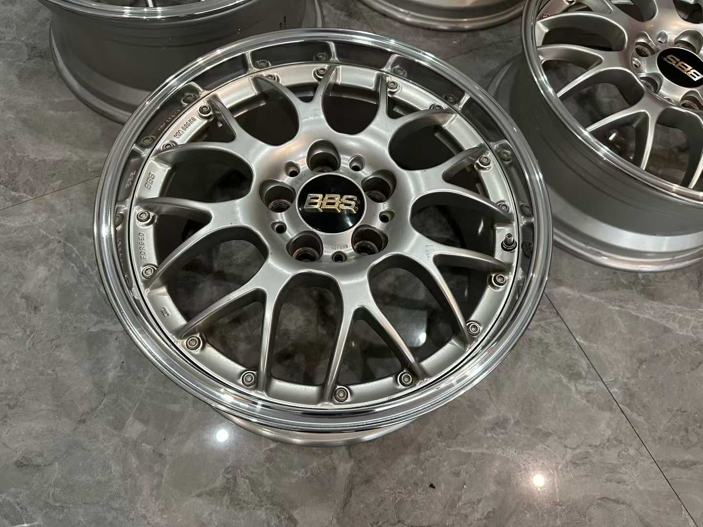 🇯🇵 BBS RS-GT 2-Piece Die-Forged Wheels - 17" DB - Lightweight JDM Legend - Pre-owned