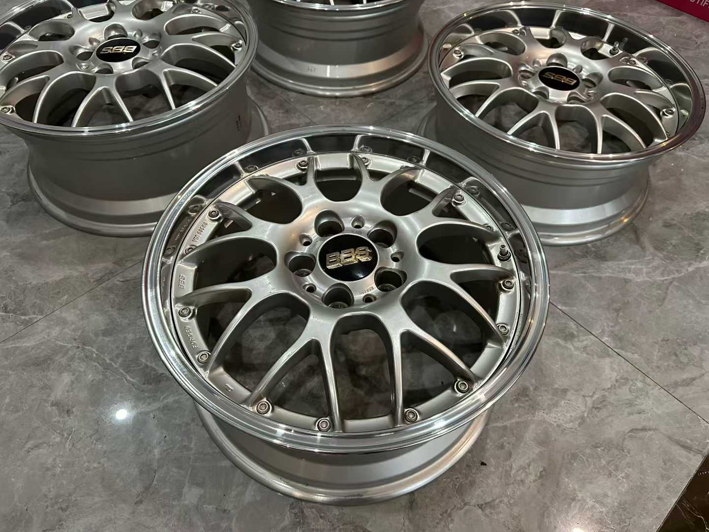 🇯🇵 BBS RS-GT 2-Piece Die-Forged Wheels - 17" DB - Lightweight JDM Legend - Pre-owned