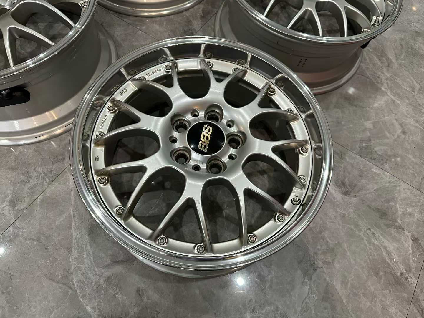 🇯🇵 BBS RS-GT 2-Piece Die-Forged Wheels - 17" DB - Lightweight JDM Legend - Pre-owned
