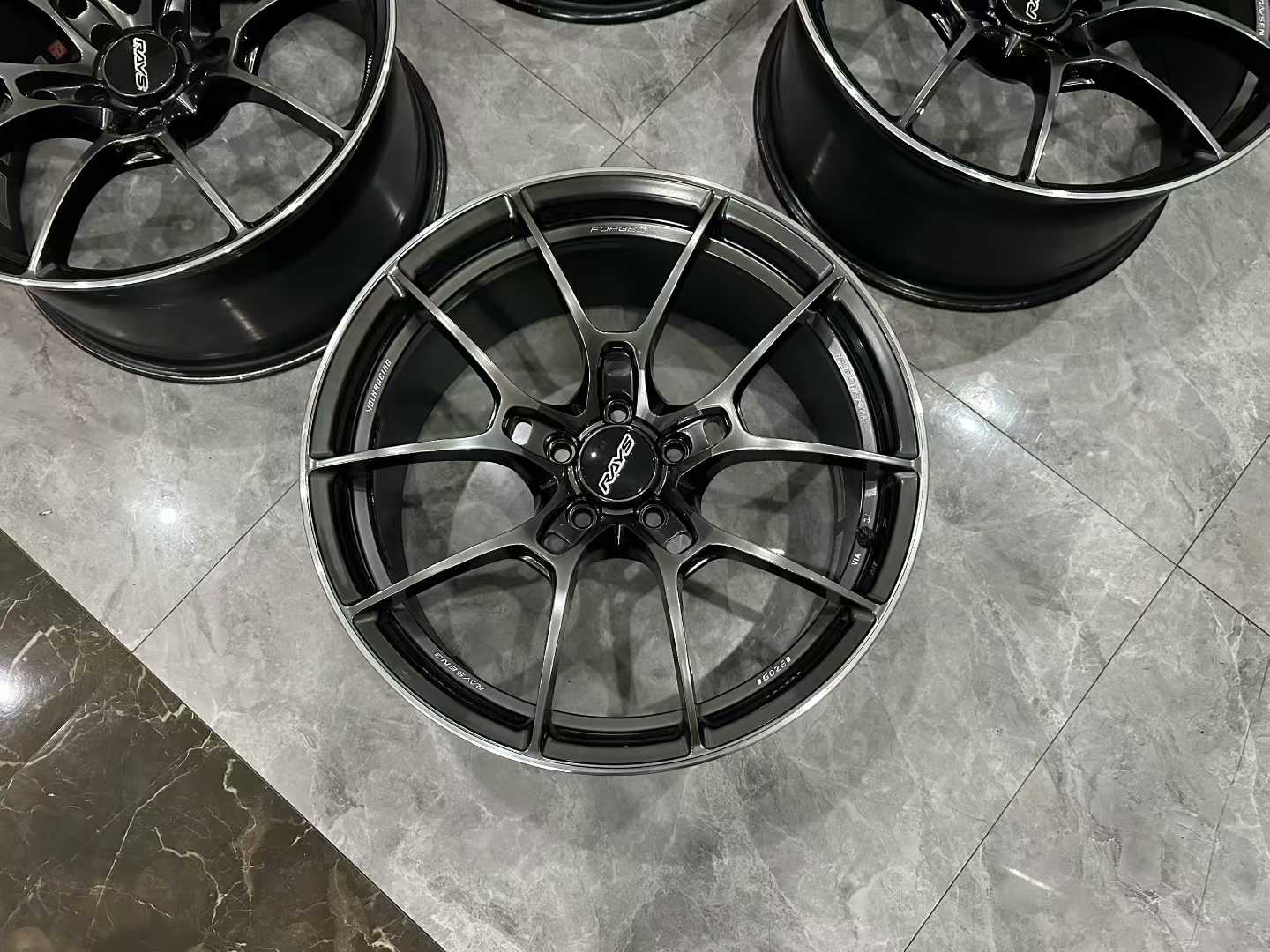 🇯🇵 RAYS VOLK RACING G025 Forged Wheels - 19" HK Color - Ultra-Lightweight JDM Set - Pre-owned