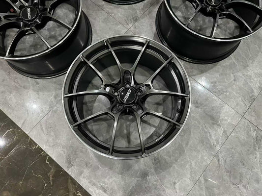🇯🇵 RAYS VOLK RACING G025 Forged Wheels - 19" HK Color - Ultra-Lightweight JDM Set - Pre-owned