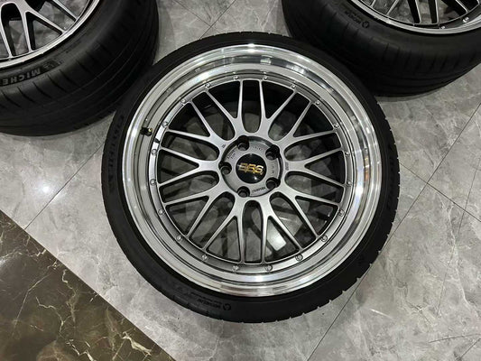 🇯🇵 BBS LM DB-BKBD 20" 2-Piece Forged Wheels - Pre-owned
