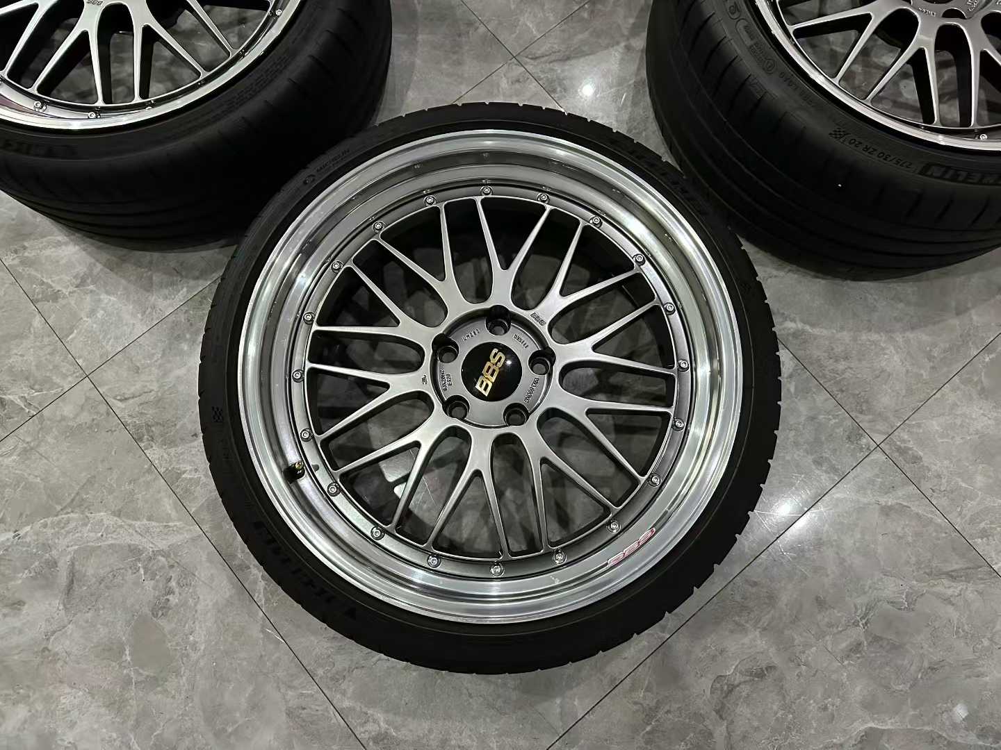 🇯🇵 BBS LM DB-BKBD 20" 2-Piece Forged Wheels - Pre-owned