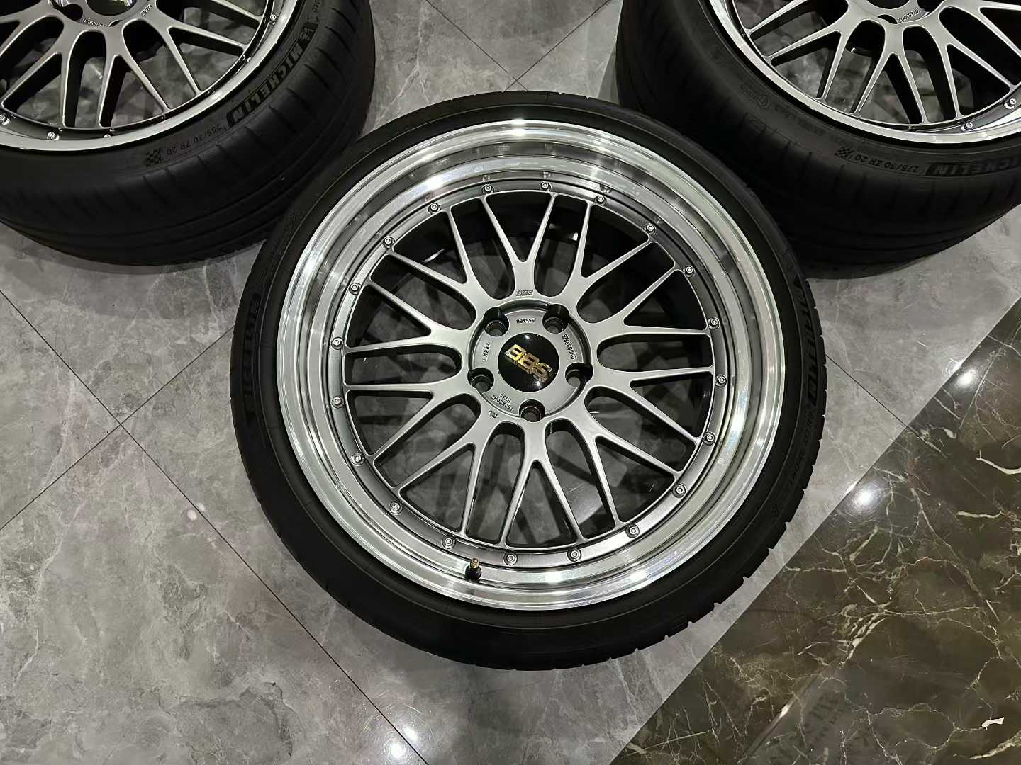 🇯🇵 BBS LM DB-BKBD 20" 2-Piece Forged Wheels - Pre-owned