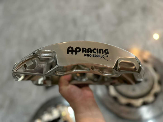 🇬🇧 AP Racing Pro 5000R (CP9665) Nickel-Plated Brake Kit - 6-Piston Radi-CAL Calipers - Pre-owned