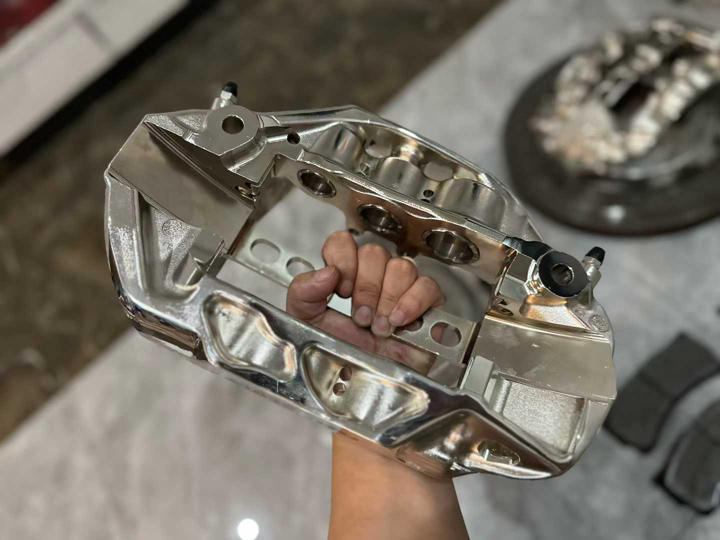 🇬🇧 AP Racing Pro 5000R (CP9665) Nickel-Plated Brake Kit - 6-Piston Radi-CAL Calipers - Pre-owned