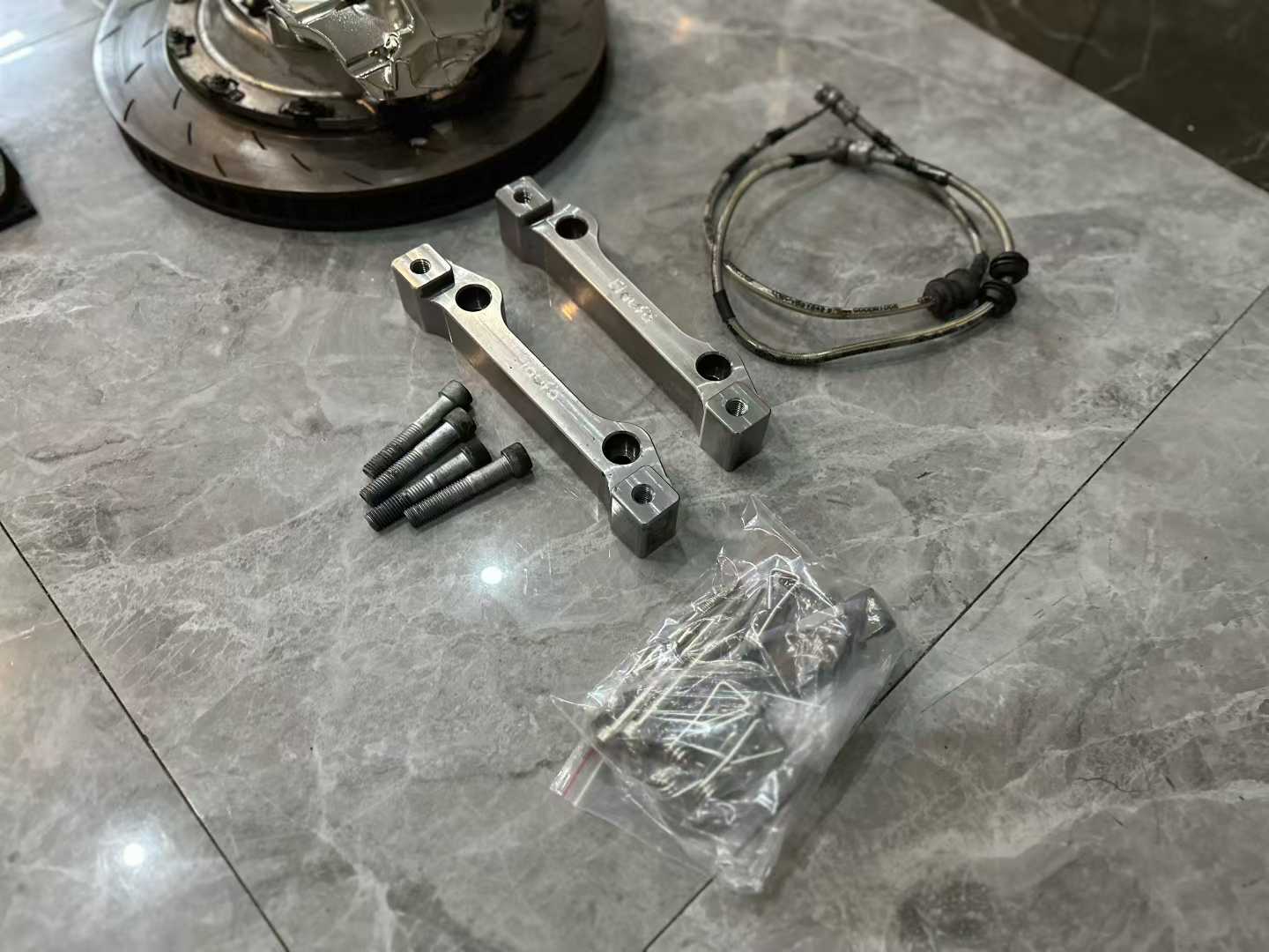 🇬🇧 AP Racing Pro 5000R (CP9665) Nickel-Plated Brake Kit - 6-Piston Radi-CAL Calipers - Pre-owned
