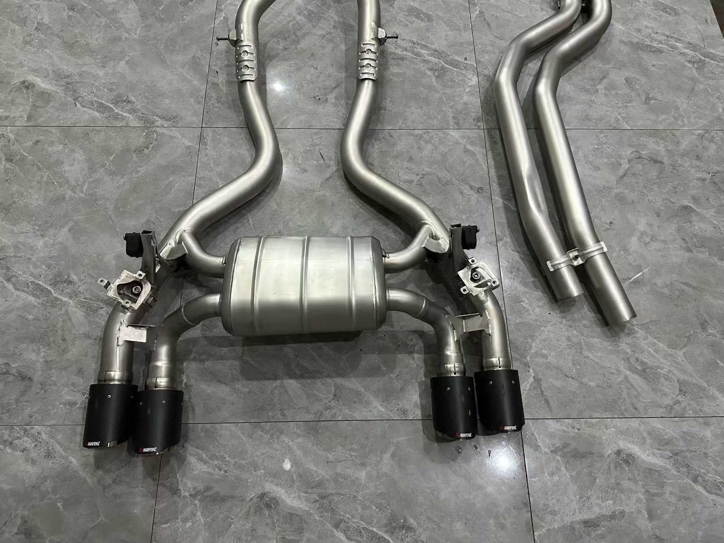 BMW M2 (F87) Akrapovič Titanium Evolution Line Exhaust w/ Carbon Fiber Tips - Pre-owned