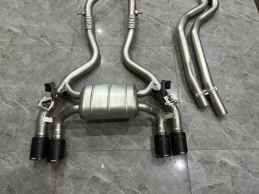 BMW M2 (F87) Akrapovič Titanium Evolution Line Exhaust w/ Carbon Fiber Tips - Pre-owned