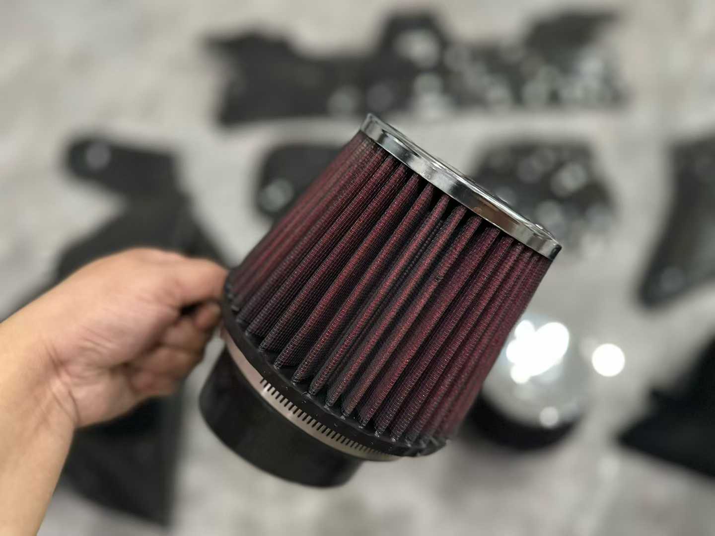 🇯🇵 BMW M4 (G82) GruppeM Ram Air System - Full Carbon Fiber Intake - Pre-owned