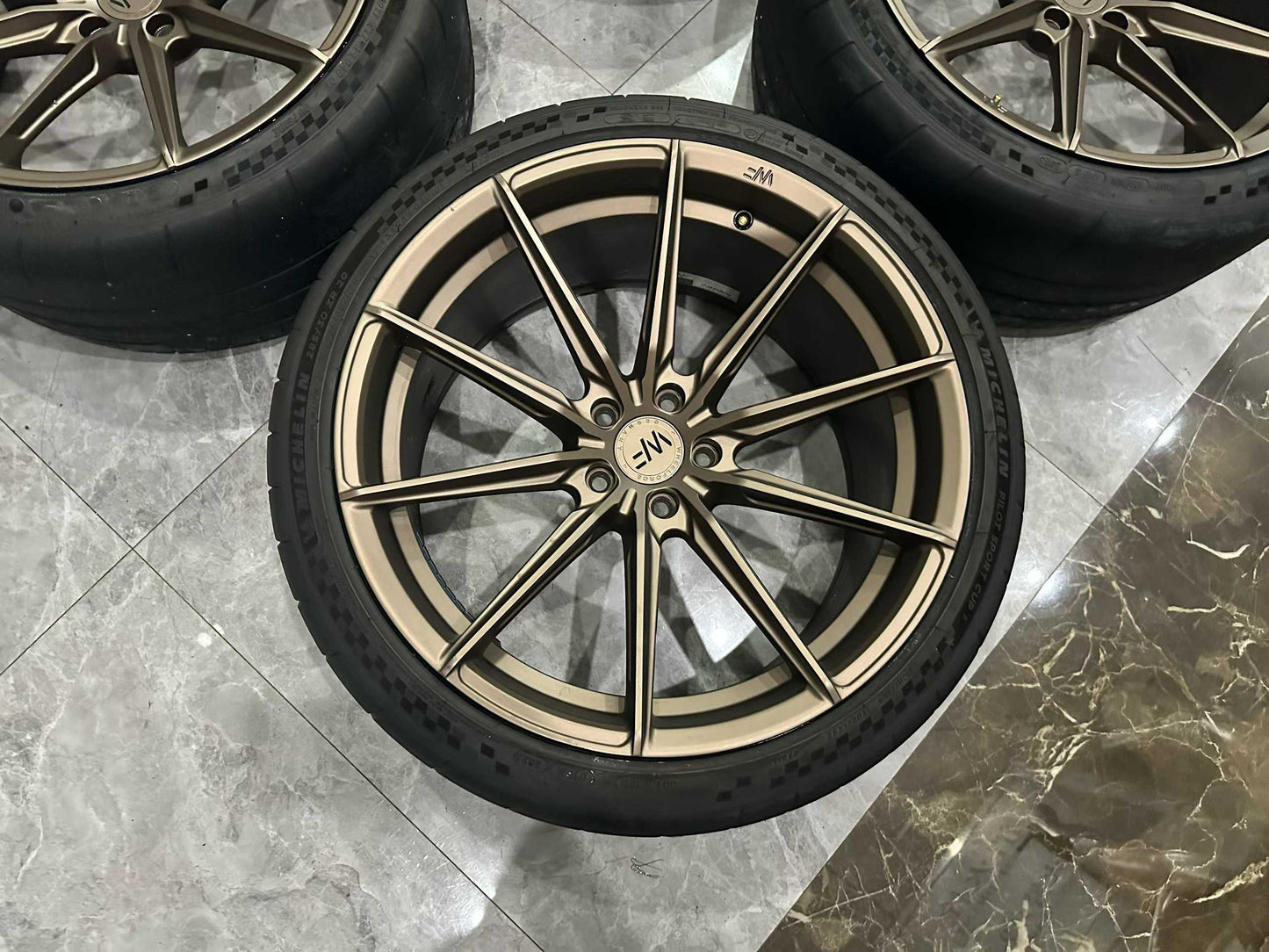 🇩🇪 WheelForce WF CF3 Gloss Bronze 20" Forged Wheels - Deep Concave Profile - Pre-owned