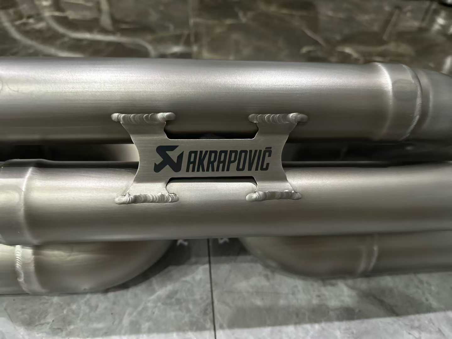 Porsche 911 (992) Akrapovič Titanium Slip-On Race Line System - Pre-owned