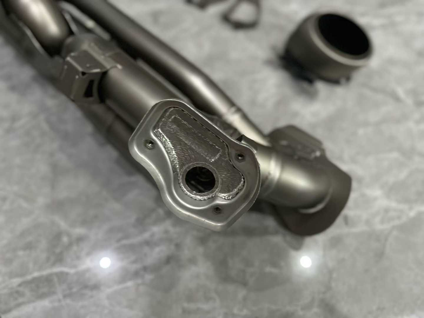 Porsche 911 (992) Akrapovič Titanium Slip-On Race Line System - Pre-owned