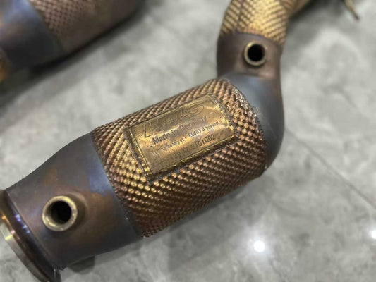 BMW X3M (F97) HJS 200-Cell High-Flow Downpipes - Pre-owned