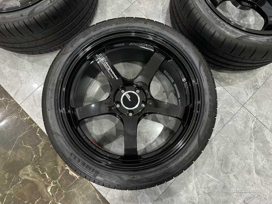 🇯🇵 Advan Racing GT Beyond Forged Wheels - Titanium Black (TBK) - Pre-owned