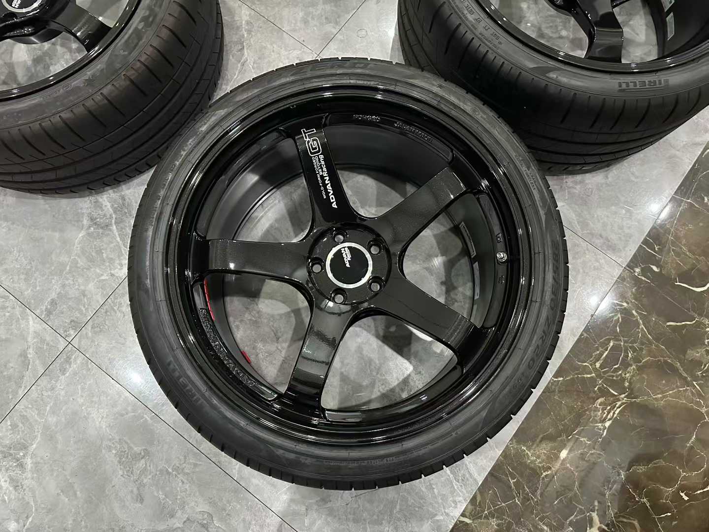 🇯🇵 Advan Racing GT Beyond Forged Wheels - Titanium Black (TBK) - Pre-owned