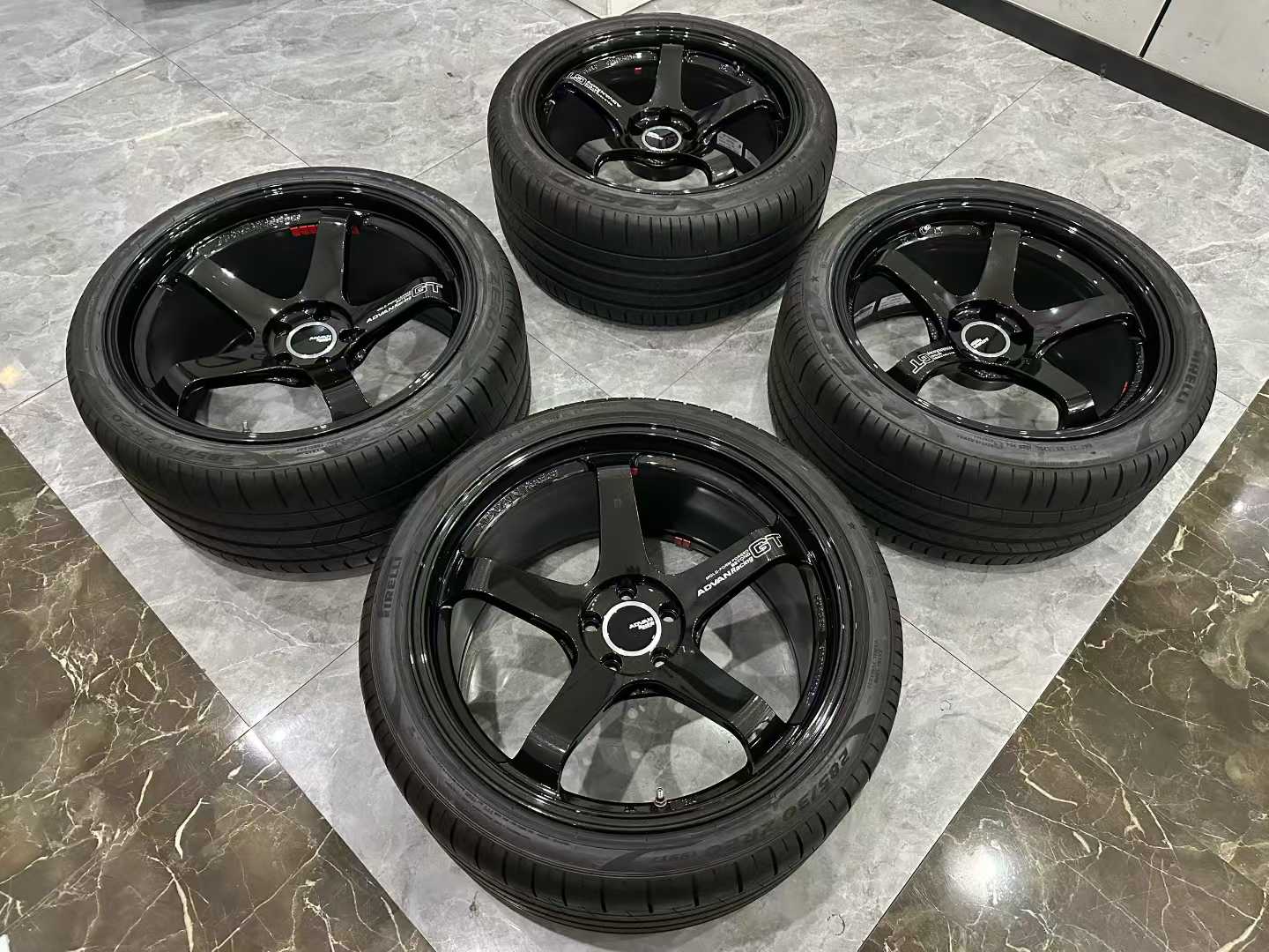 🇯🇵 Advan Racing GT Beyond Forged Wheels - Titanium Black (TBK) - Pre-owned