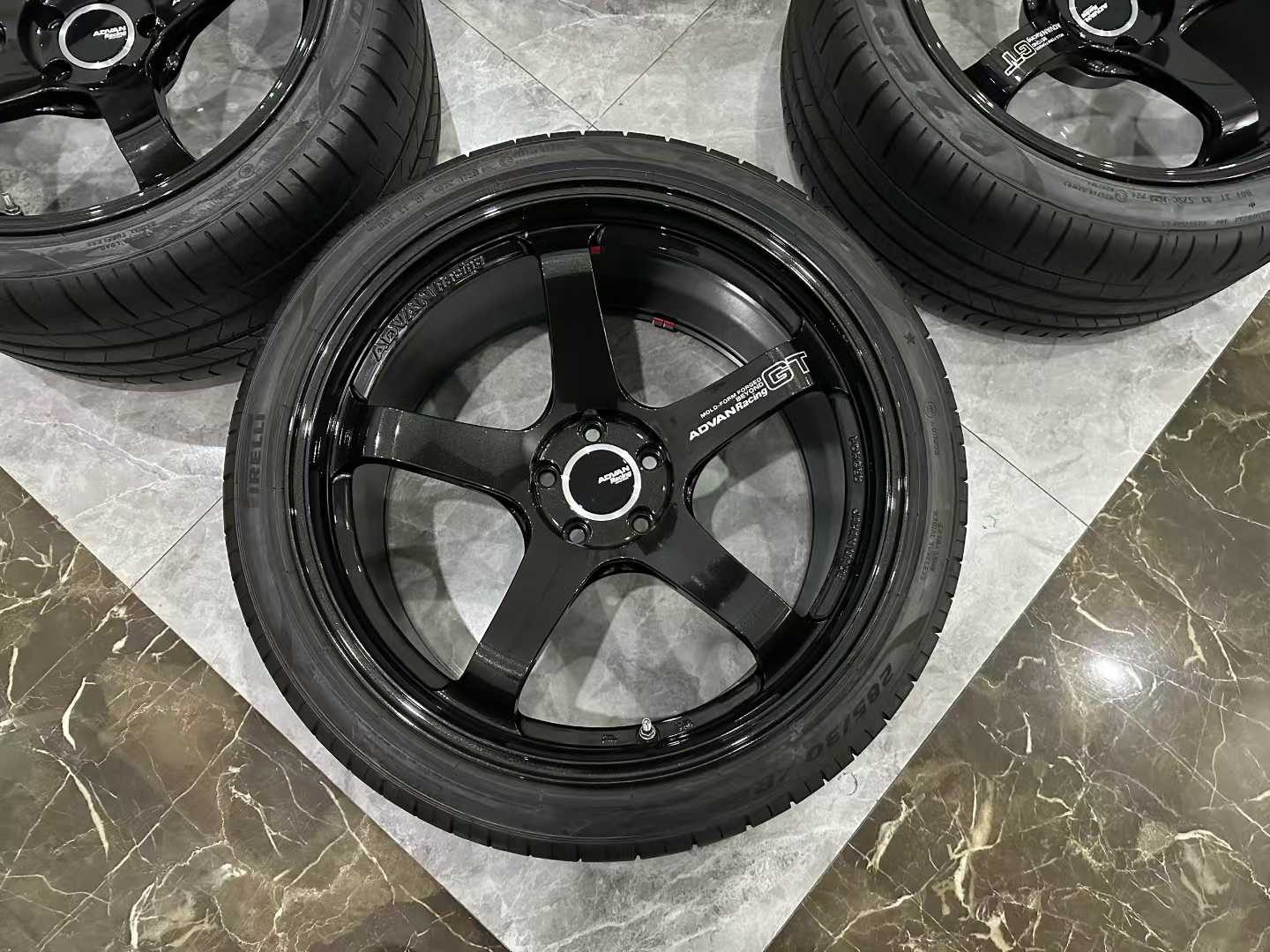 🇯🇵 Advan Racing GT Beyond Forged Wheels - Titanium Black (TBK) - Pre-owned