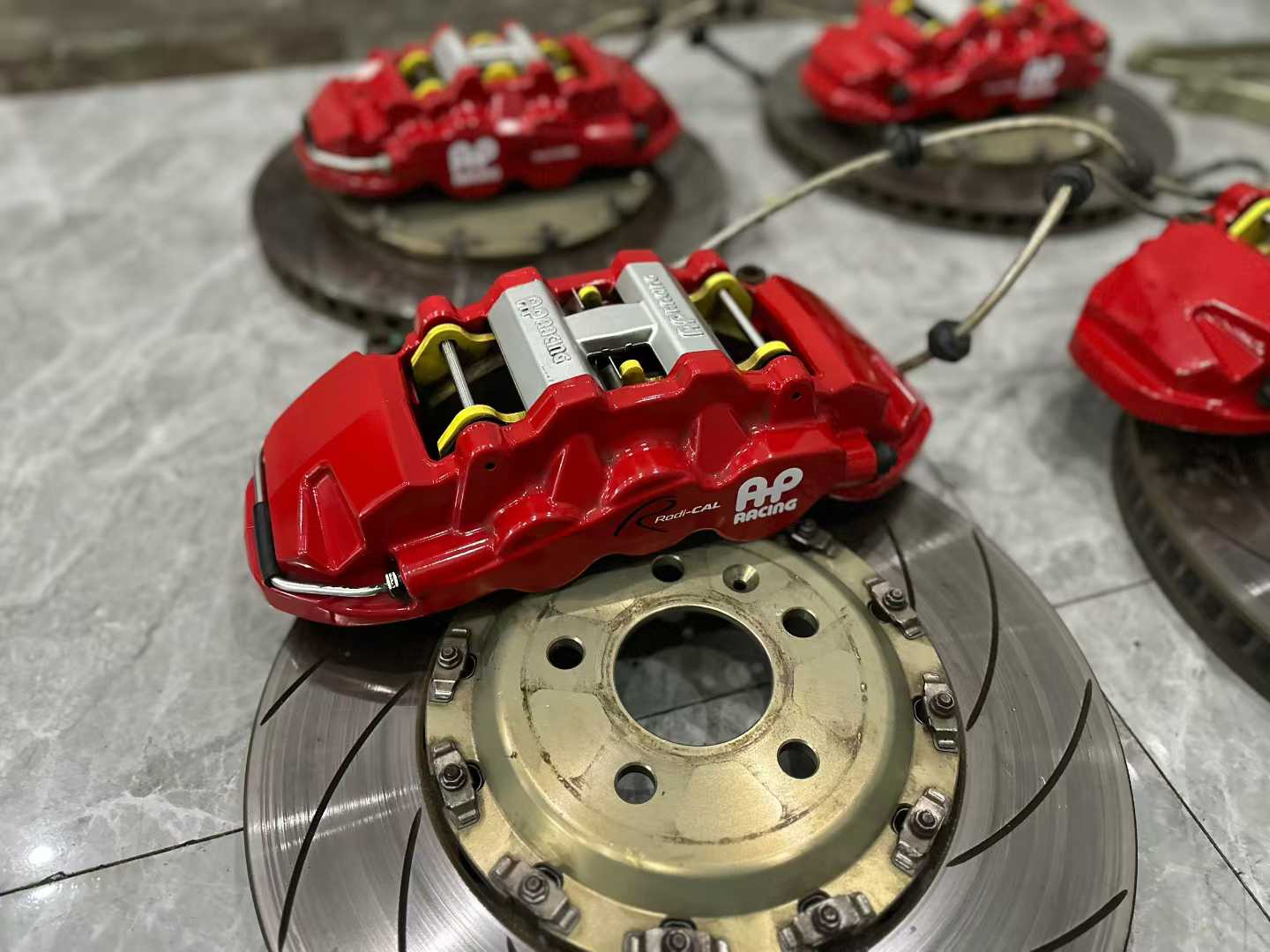 🇬🇧 AP Racing Radi-CAL CP8521 + CP8540 Brake Kit w/ KBT 380mm Rotors - Pre-owned