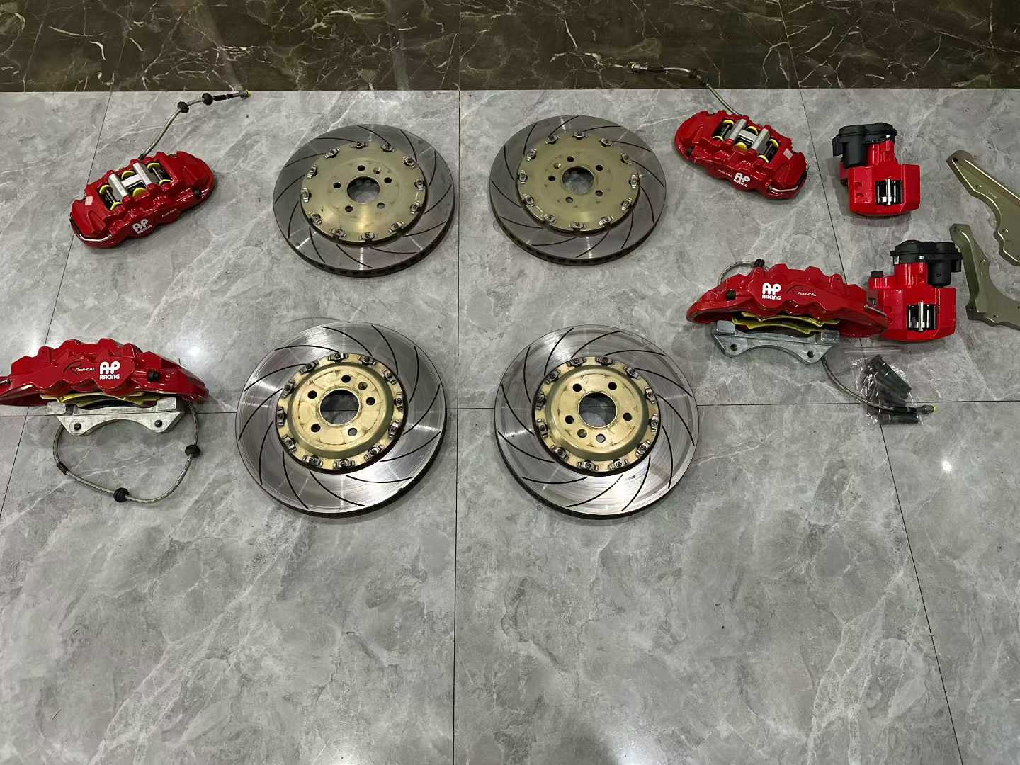 🇬🇧 AP Racing Radi-CAL CP8521 + CP8540 Brake Kit w/ KBT 380mm Rotors - Pre-owned