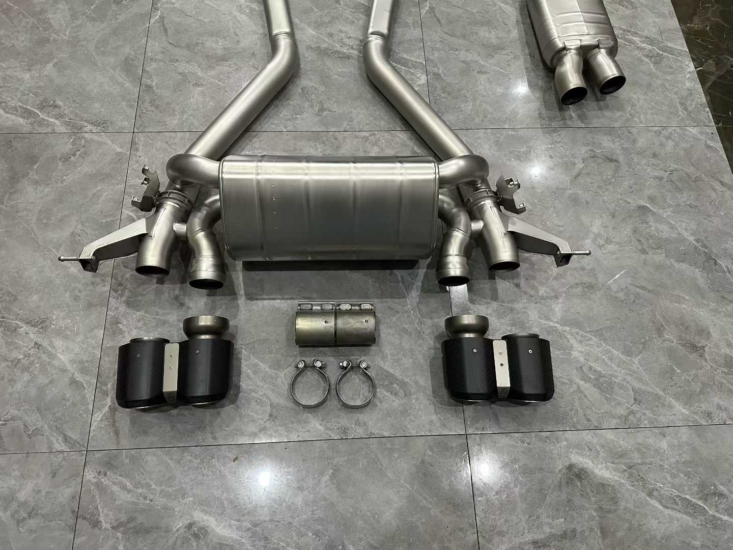 BMW M4 (G82) Akrapovič Titanium Evolution Line Exhaust w/ Carbon Fiber Tips - Pre-owned