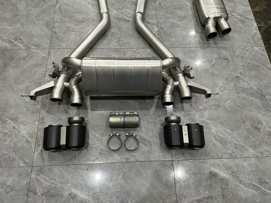 BMW M4 (G82) Akrapovič Titanium Evolution Line Exhaust w/ Carbon Fiber Tips - Pre-owned