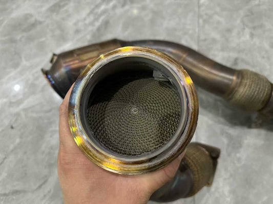 BMW F82 M4 JBOM Super 100-Cell High-Flow Downpipes - Pre-owned