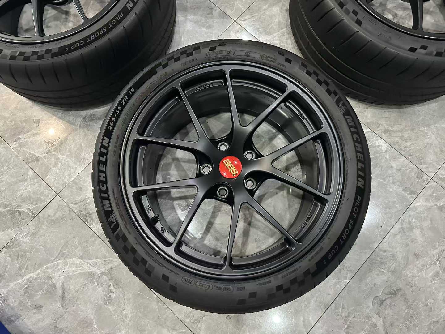 🇯🇵 BBS RIA 18" Forged Wheels - Matte Black (MB) - Pre-owned