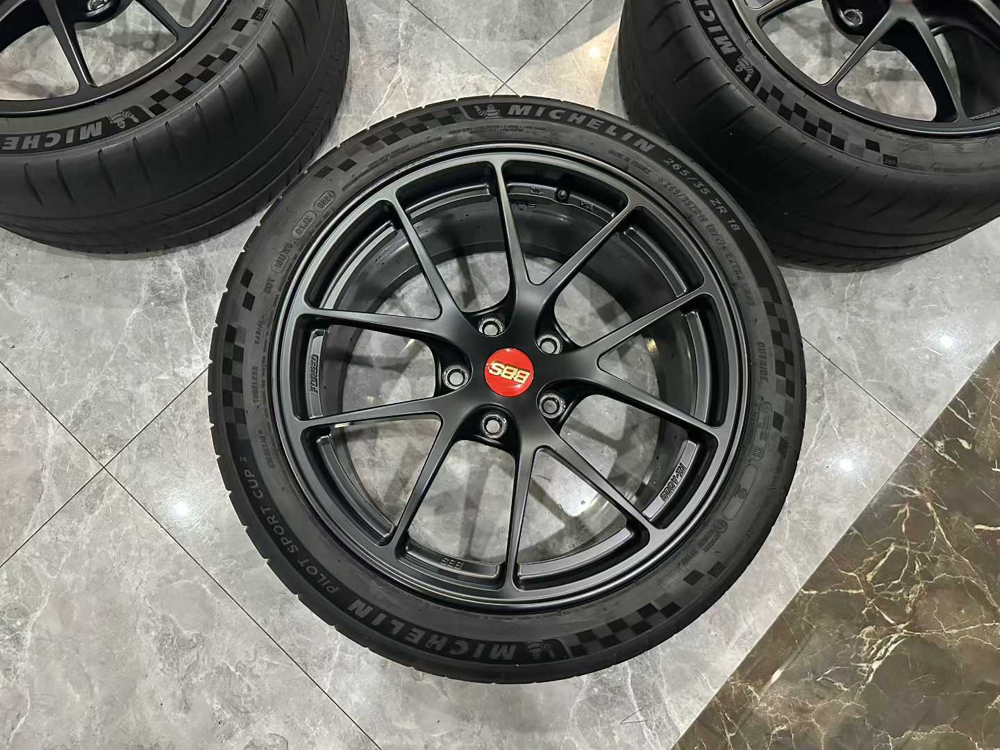 🇯🇵 BBS RIA 18" Forged Wheels - Matte Black (MB) - Pre-owned