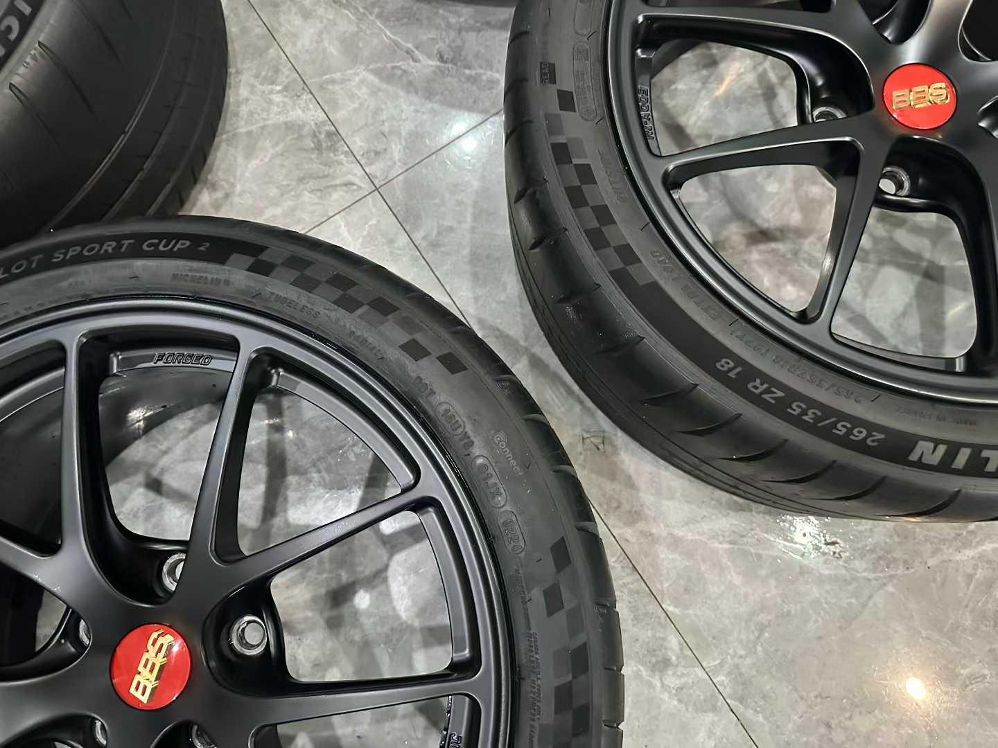 🇯🇵 BBS RIA 18" Forged Wheels - Matte Black (MB) - Pre-owned