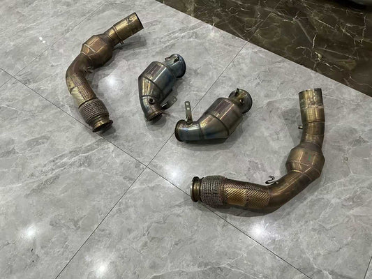 BMW F95 X5M JBOM Super 100-Cell High-Flow Downpipes - Pre-owned