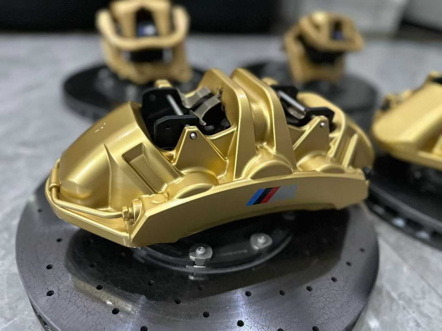 BMW M4 (G82) Genuine Carbon Ceramic Brake (CCB) Kit - Gold Finish - Pre-owned
