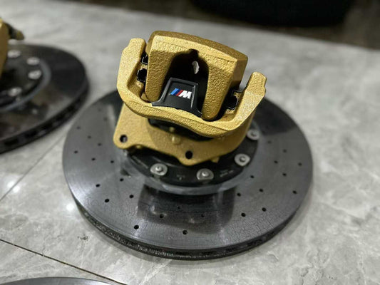 BMW M4 (G82) Genuine Carbon Ceramic Brake (CCB) Kit - Gold Finish - Pre-owned