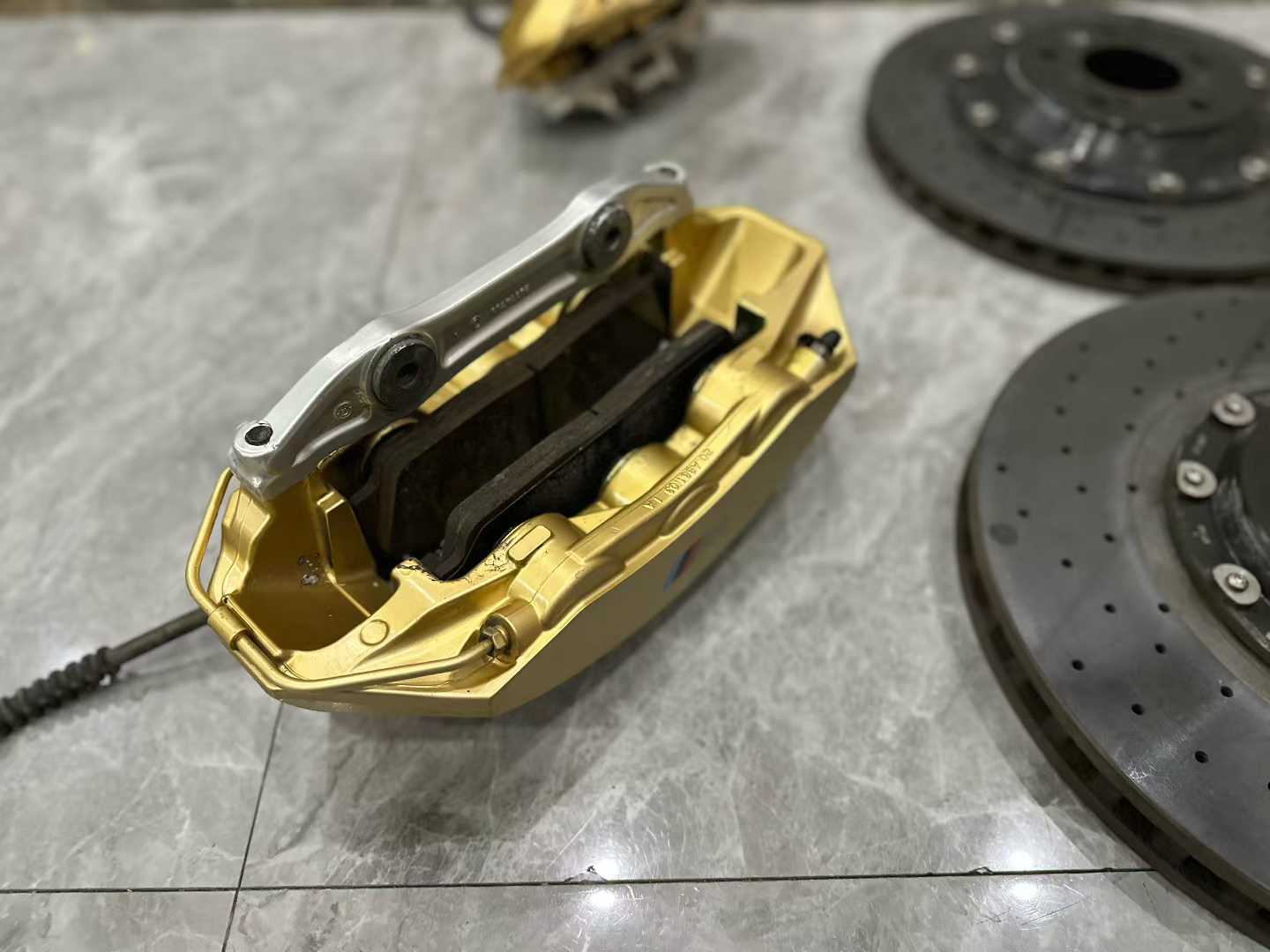 BMW M4 (F82) Genuine M-Performance Carbon Ceramic Brake Kit - Gold Finish - Pre-owned