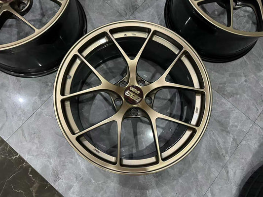 🇯🇵 BBS RI-D Forged Monoblock Wheel Set - 19" Matte Bronze (MB) - Pre-owned
