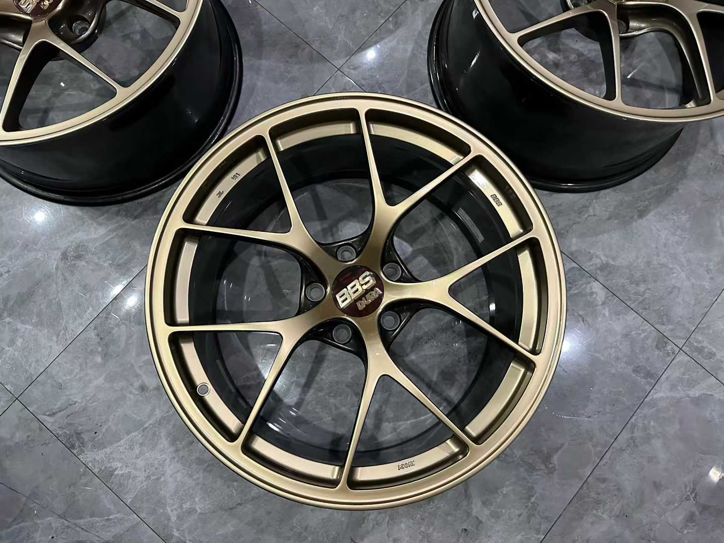 🇯🇵 BBS RI-D Forged Monoblock Wheel Set - 19" Matte Bronze (MB) - Pre-owned
