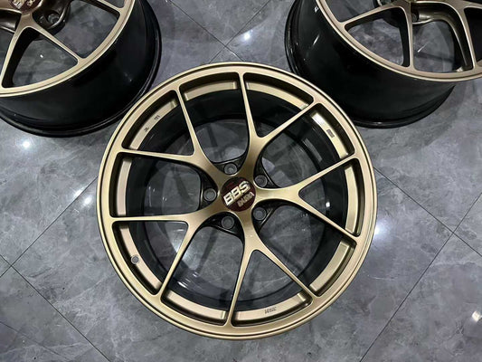 🇯🇵 BBS RI-D Forged Monoblock Wheel Set - 19" Matte Bronze (MB) - Pre-owned