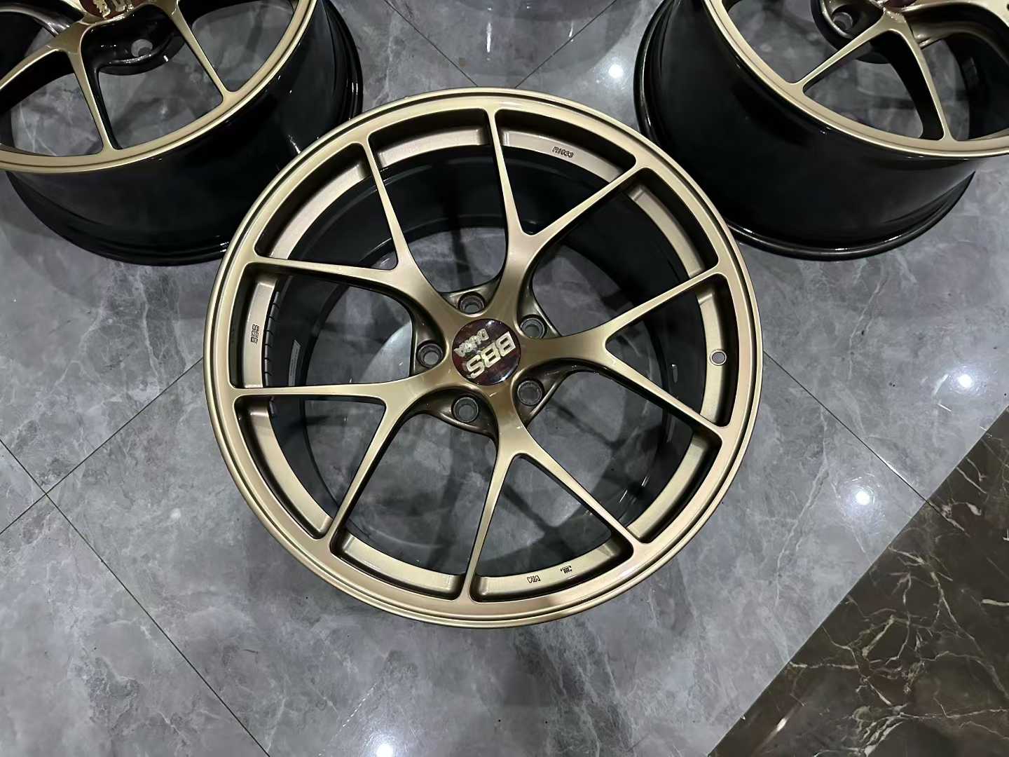 🇯🇵 BBS RI-D Forged Monoblock Wheel Set - 19" Matte Bronze (MB) - Pre-owned