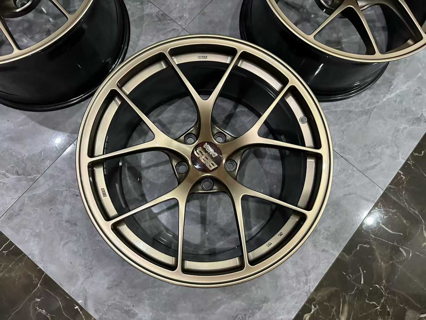 🇯🇵 BBS RI-D Forged Monoblock Wheel Set - 19" Matte Bronze (MB) - Pre-owned