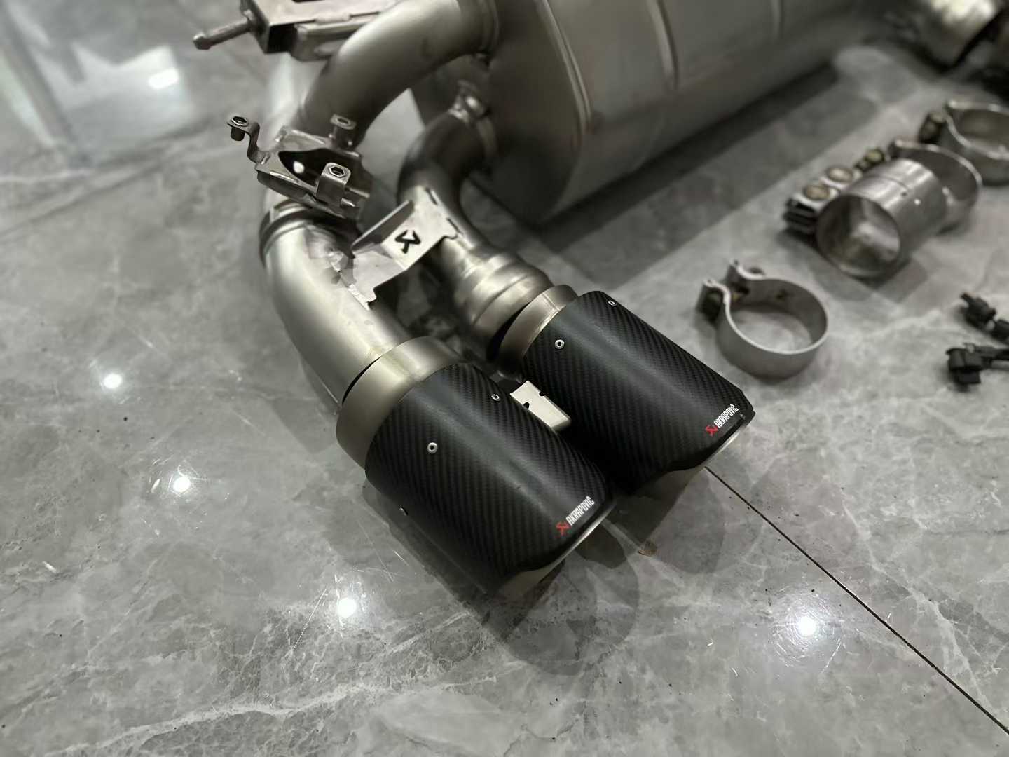 BMW M2C (F87) Akrapovič Titanium Evolution Line Exhaust w/ Carbon Fiber Tips - Pre-owned
