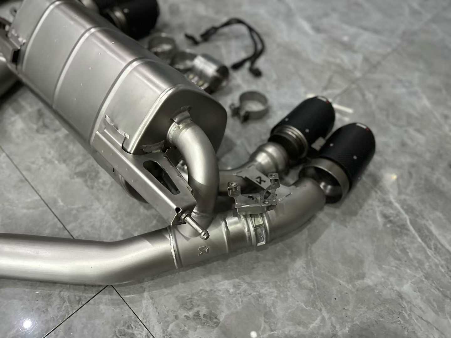 BMW M2C (F87) Akrapovič Titanium Evolution Line Exhaust w/ Carbon Fiber Tips - Pre-owned
