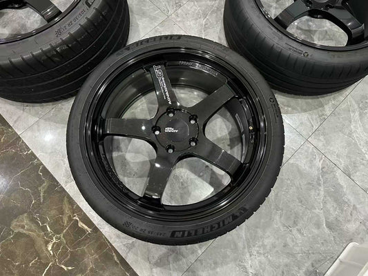 🇯🇵 ADVAN Racing GT Forged Monoblock Wheel Set - 20"/21" Staggered - Pre-owned