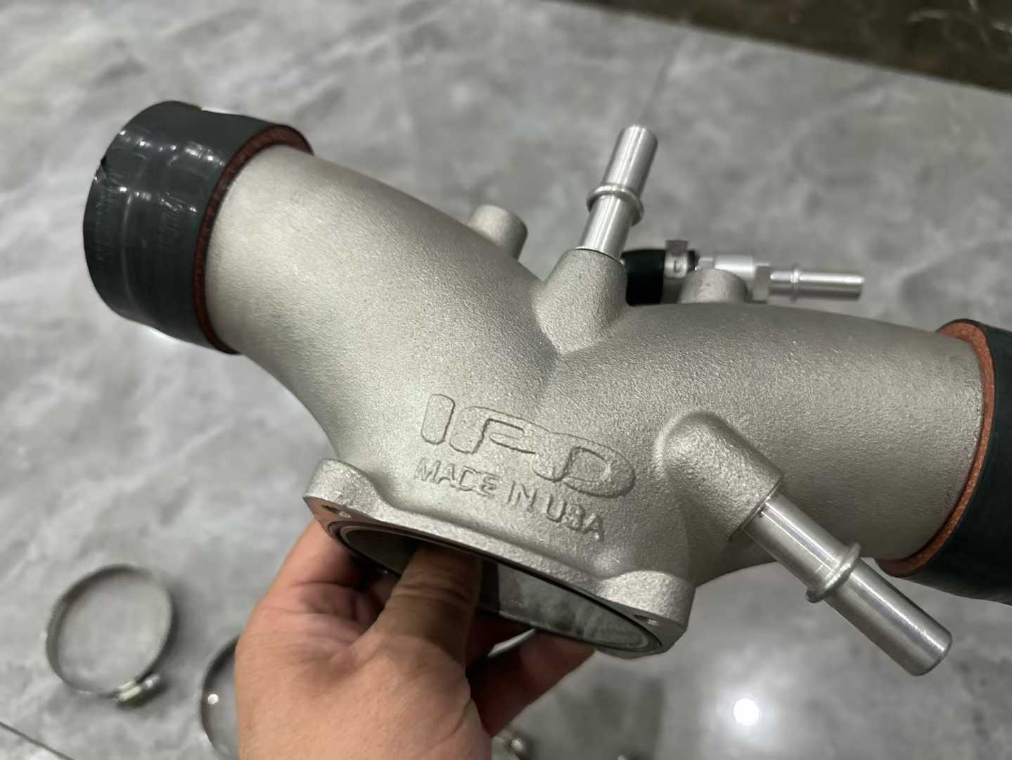 Porsche 911 Turbo S (992) IPD High-Flow Intake Plenum - Cast Aluminum - Pre-owned