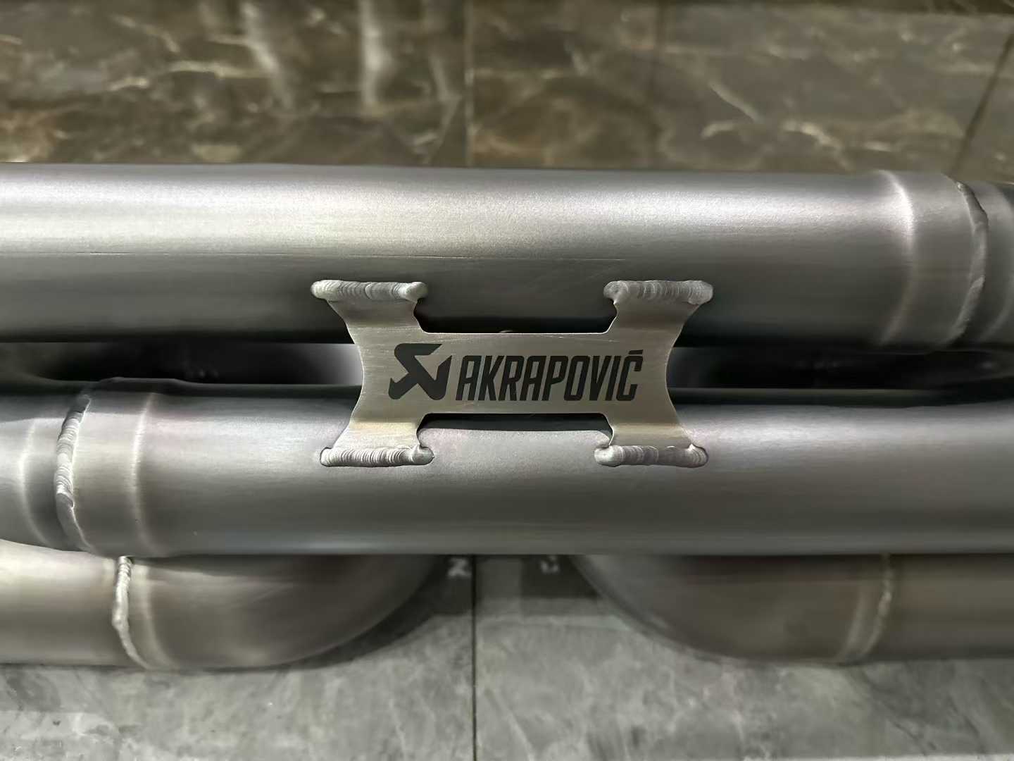 Porsche 911 (992) Akrapovič Titanium Slip-On Race Line System - Pre-owned