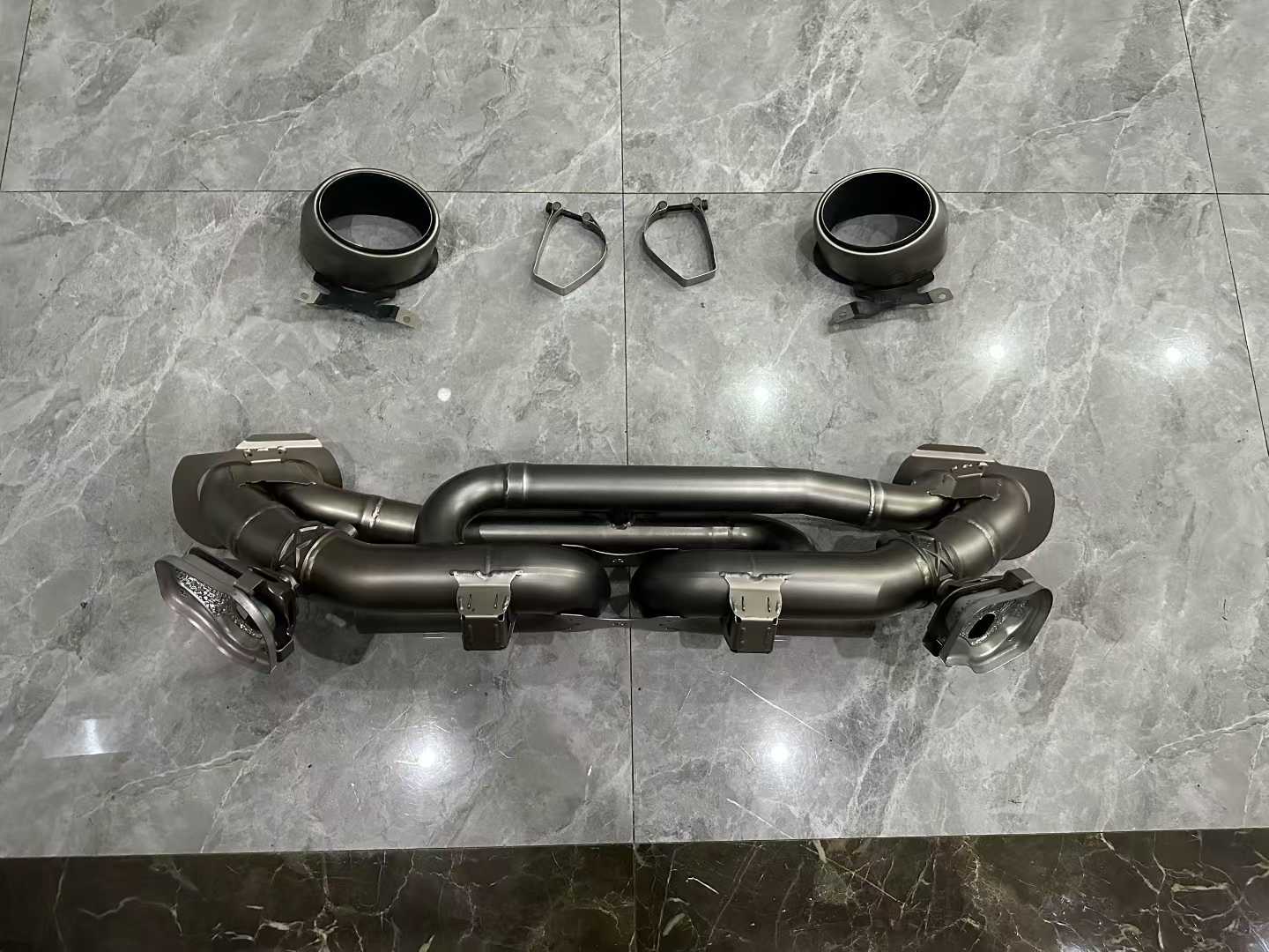 Porsche 911 (992) Akrapovič Titanium Slip-On Race Line System - Pre-owned