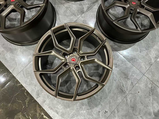 🇺🇸 Vossen EVO-3 Forged Wheels - Matte Bronze - Staggered 20"/21" - Pre-owned