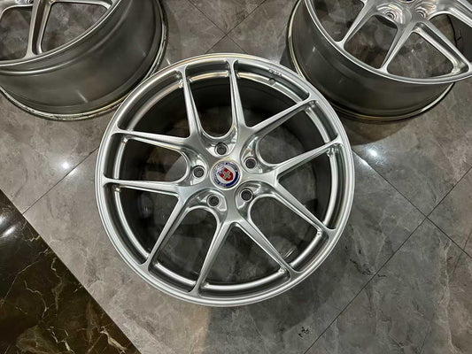 🇺🇸 HRE R101 Forged Wheels - Polished Silver - Staggered 20"/21" - Pre-owned