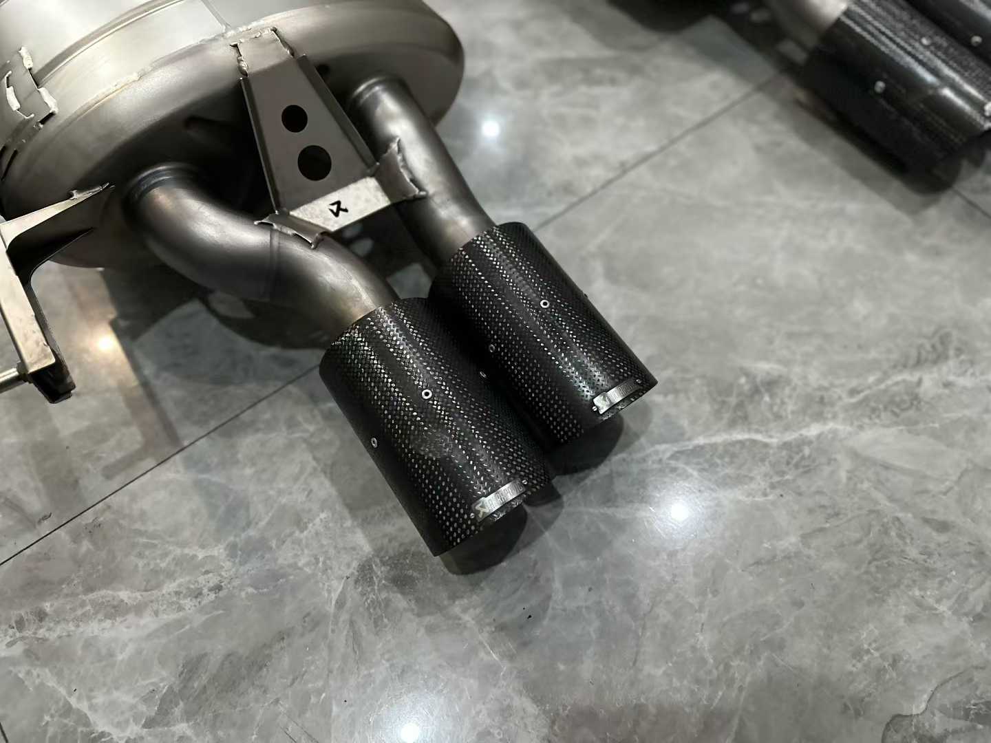 BMW M3 (E92) Akrapovič Titanium Evolution Line Exhaust w/ Carbon Fiber Tips - Pre-owned